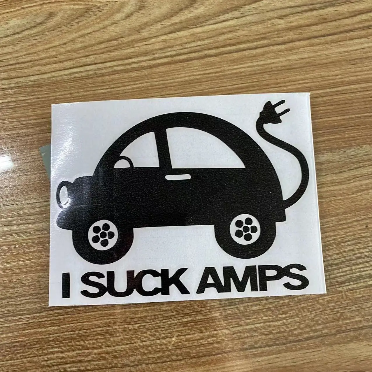 Наклейка на Электромобиль 12 7 см х 9 4 смешная наклейка автомобиль грузовик