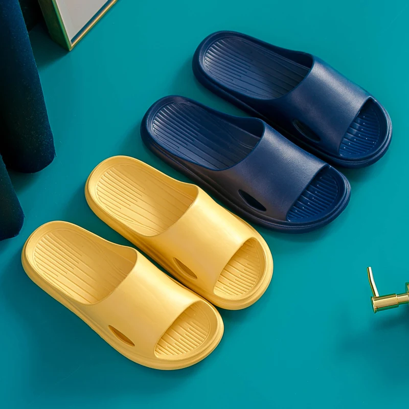 

Шлепанцы унисекс из ЭВА, Нескользящие, мягкая подошва, для дома и ванной, для родителей и детей, летние тапочки для дома, 2022