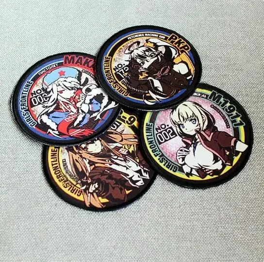 Тактический идентификационный значок на липучке для девушек Gun Girls ACGN с героями