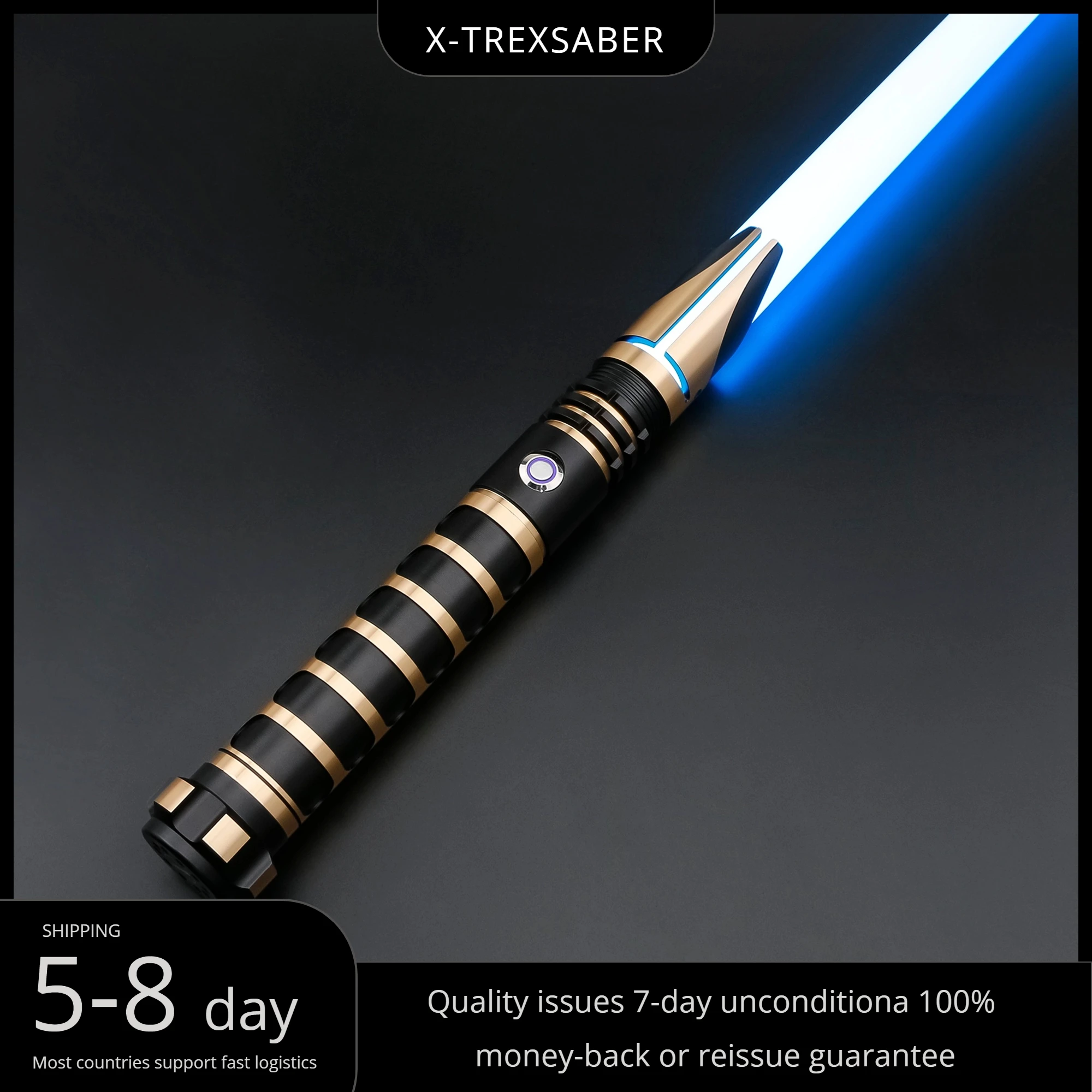 

TXQ Lightsaber Smooth Swing Bluetooth Cosplay Gift RGB Dueling Blaster Metal Hilt 12 Colors 16Sounds Toys Light Saber SNV4