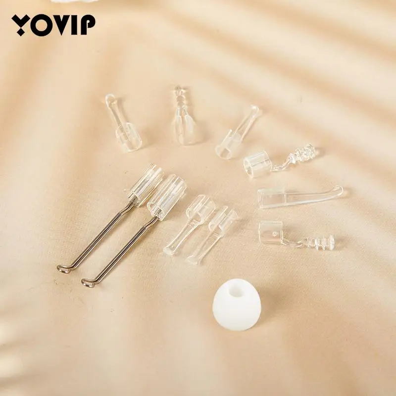 

10 шт./набор, сменные насадки для чистки ушей, 3,0-3,9 мм