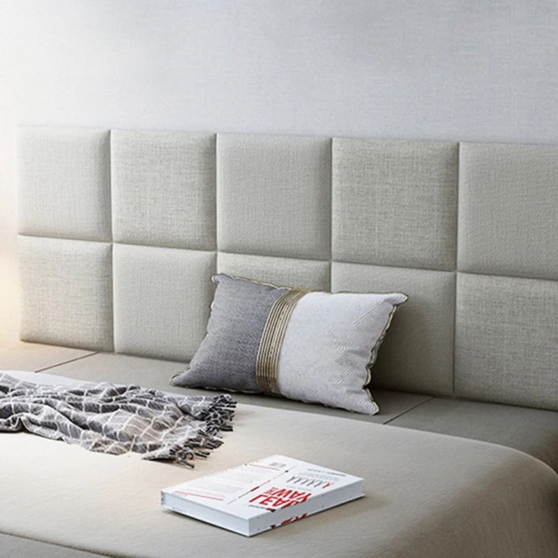 Мебель для спальни с изголовьем кровати 3D Наклейка на стену Королевский размер