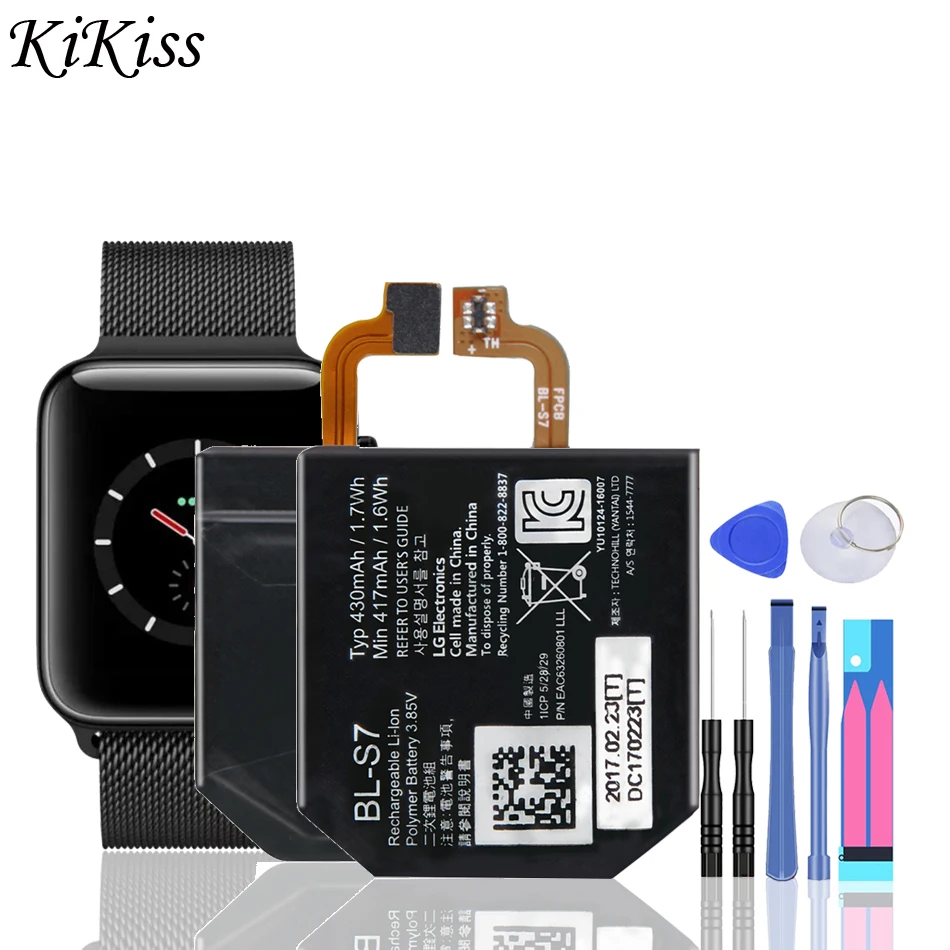 Высококачественный аккумулятор для LG Watch Sport W281 W280 W280A (AT&T) Smartwatch Watch Battery 430mAh