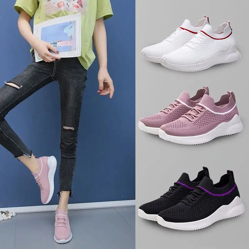 Women's Shoes Comfortable Breathable Mesh Sneakers Light Casual Running Sneakers Female Vulcanized Shoes Casual Shoes