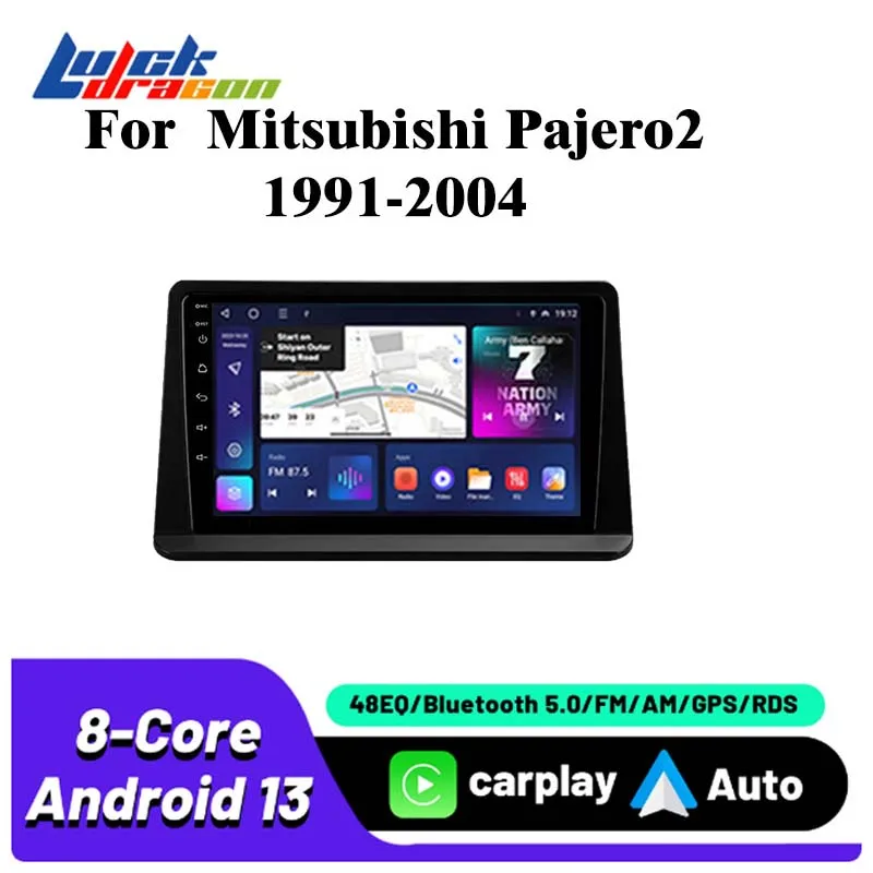 Авторадио для Mitsubishi Pajero 2 1991-2004 гг. Carplay Android Auto беспроводной мультимедийный