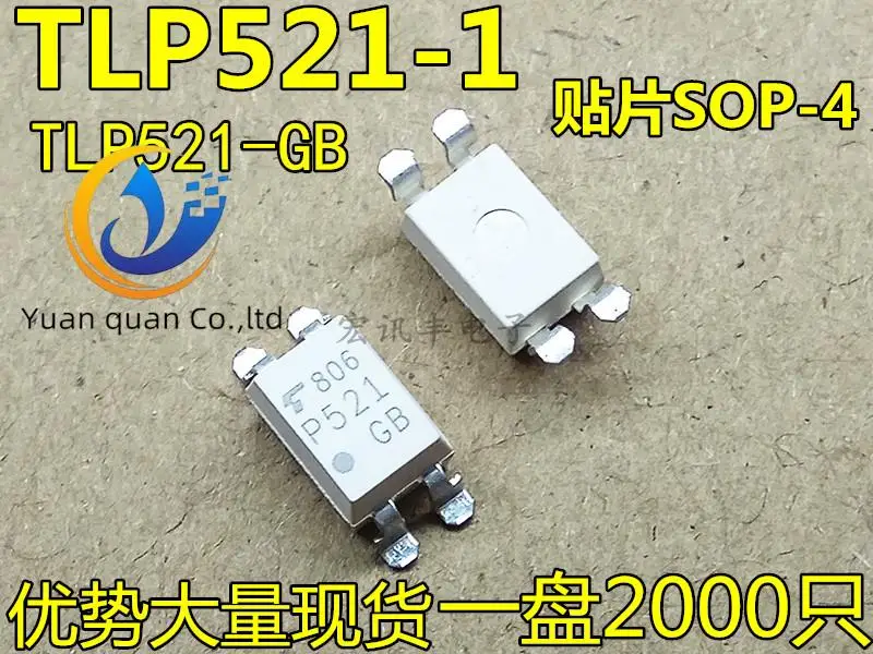

30pcs original new TLP521-1 TLP521-1GB P521 patch optocoupler SOP-4 batch 0.2