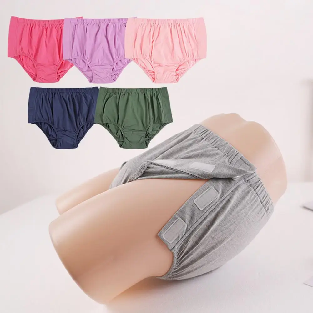 

Men Women Elderly Brief Cotton Nursing Boxers Fractured Postoperative Rehabilitation Boxers Shorts Hospital Fasten Tape Patients