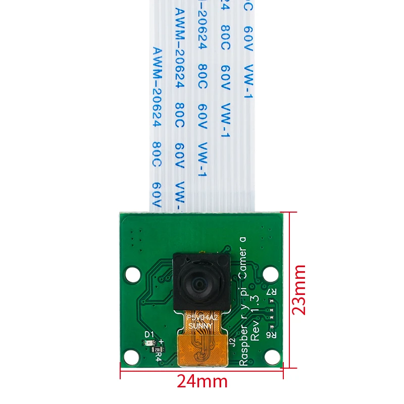 Фото Raspberry Pi 5MP Камера OV5647 Веб-камера 65 °   120 °   Модуль камеры с автофокусом и разрешением 15 см FFC для Raspberry Pi 4B 3B+ 3B №2