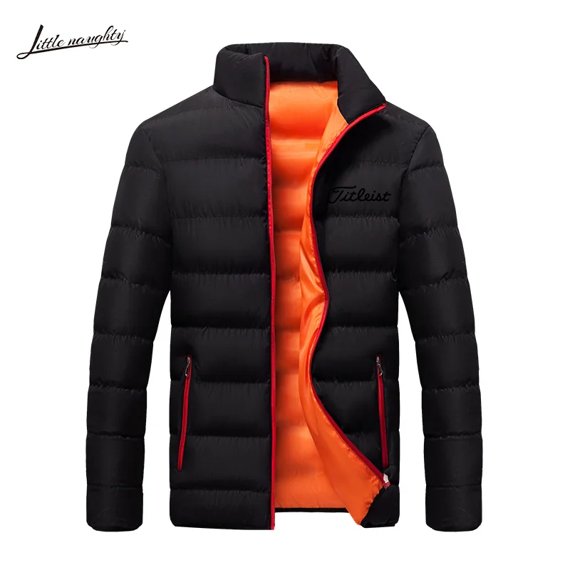 Winter Jacket Men's Fashion Stand Collar Men's Parker Jacket Men's Zipper Padded Jacket Men's Jacket