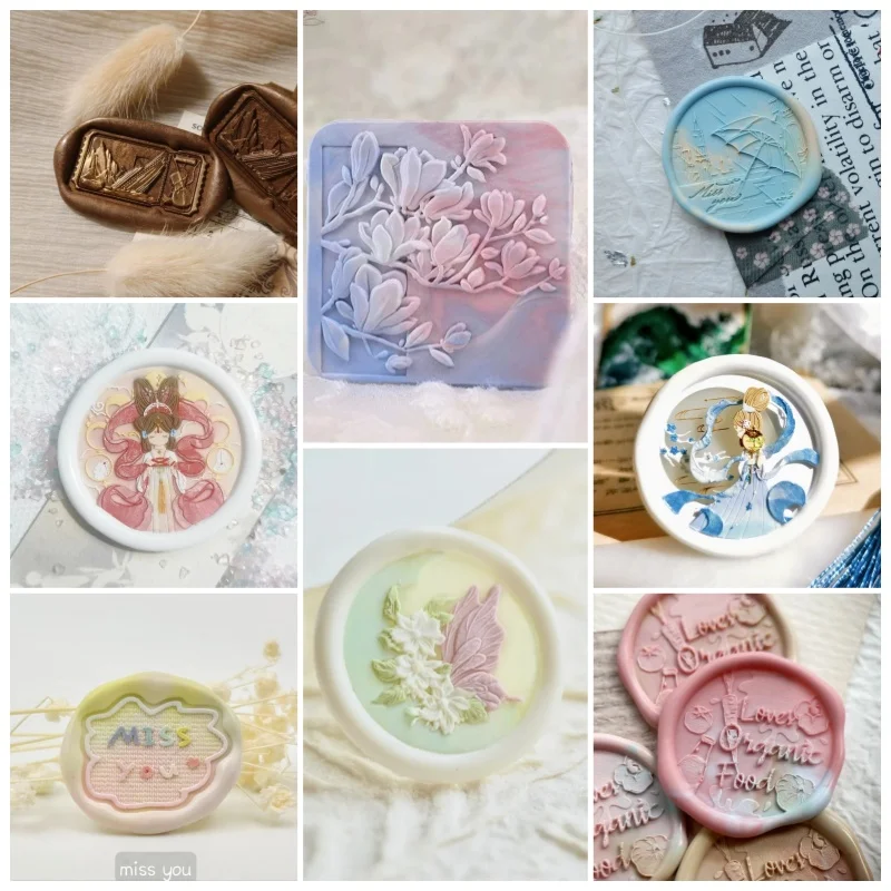 Огненная печать многослойная резьба Милая Фея Морская звезда Бегония