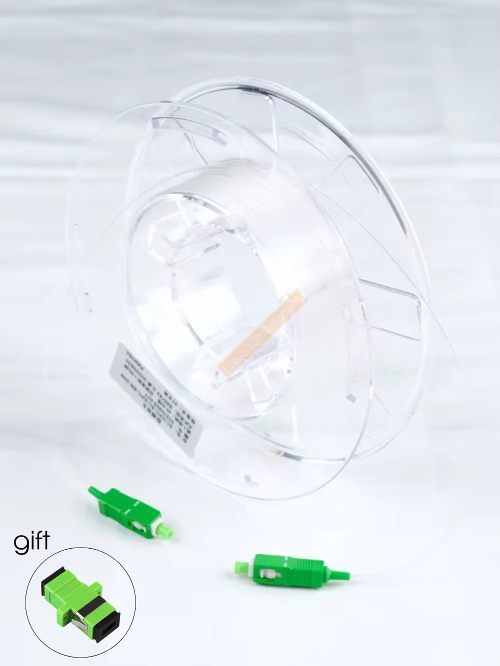 Гигабитный внутренний Невидимый Прозрачный оптоволоконный скрытый одножильный