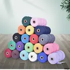 Плетеная веревка из натурального хлопка, 34 мм, 100 м