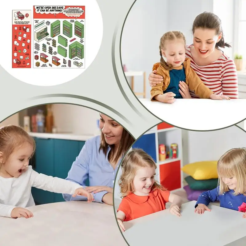 Сделайте свой собственный дом наклейки 3D ландшафтный дизайн наклейка