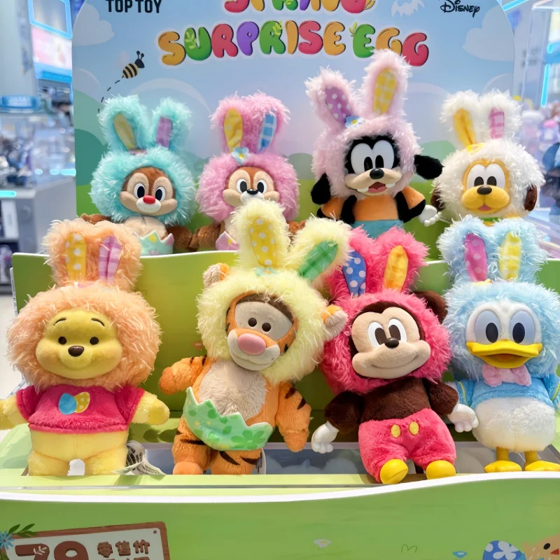 Фото TOPTOY Disney Donald Duck Plush Blind Box Easter Egg Series Bunny Ear Stuffed Pendant Collectible Toy For Kids And Collectors №1