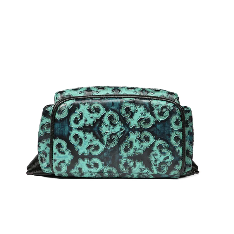 Рюкзак Johnature из натуральной кожи с тиснением в стиле ретро женская сумка ручной