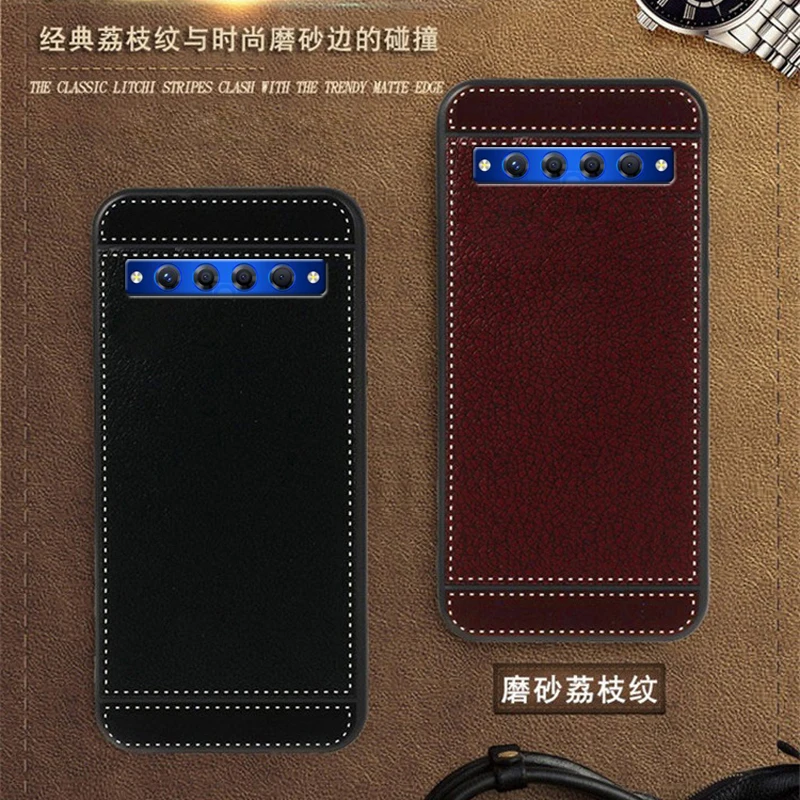 

Cover for TCL 10 Plus T782H (6.47 Inch) Soft Silicone Red/Black/Blue/Pind/Brown Concave-Convex Pattern TCL 10 Plus Case