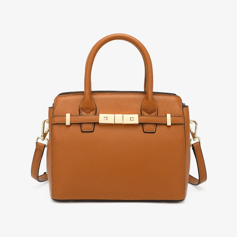 New 2022 Genuine Leather Hand Bags For Women Fashion Designer Casual Handbag Tote Female Crossbody  Shoulder For Girl Young