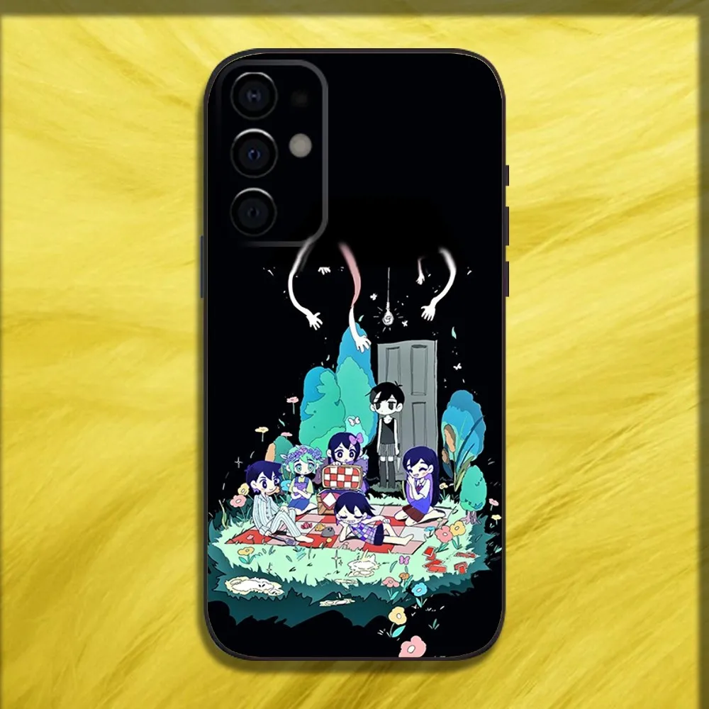 O-Omori Game Phone Case For Samsung S25 S24 S21 S22 S23 S30 Ultra S20 Plus Fe Lite Note 10 9 5G Black Soft Cover