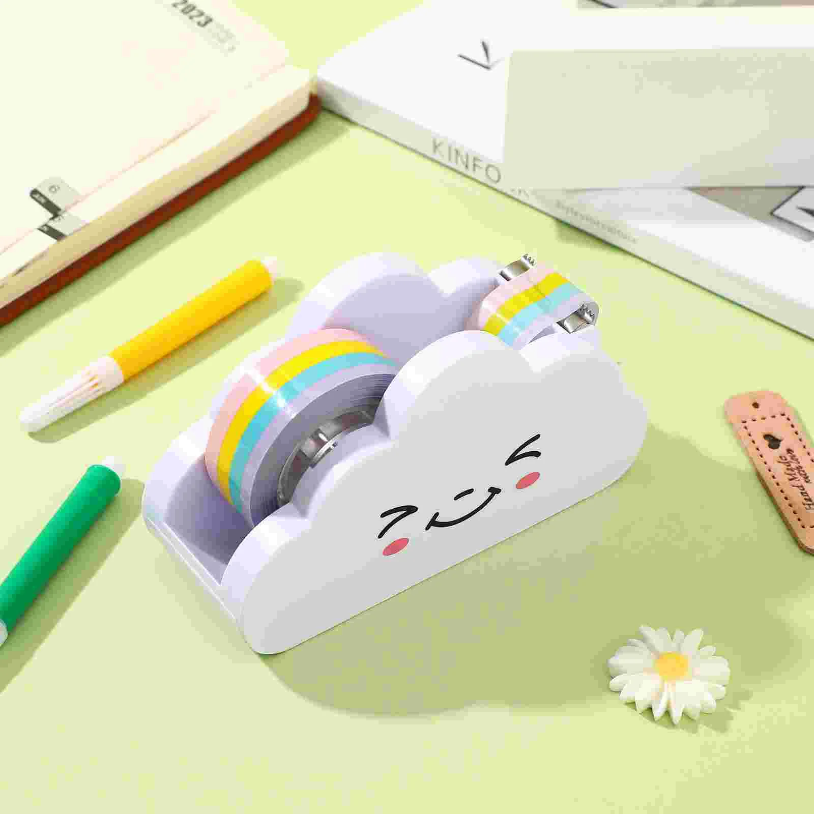 

Tape School Stationery Supply Desk Dispenser Cutting Machine Fun Plastic Office Holder Student
