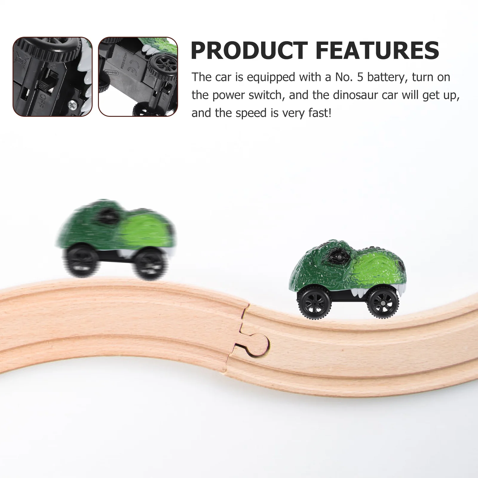 Автомобиль-динозавр игрушечная дорожка замена детского мультфильма светящийся