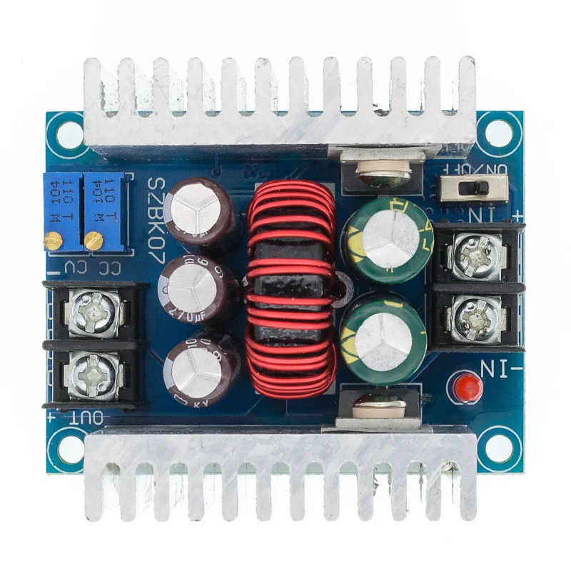 300W 20A DC-DC понижающий преобразователь, понижающий модуль с драйвером постоянного тока для светодиода, понижающий модуль напряжения, электролитический конденсатор