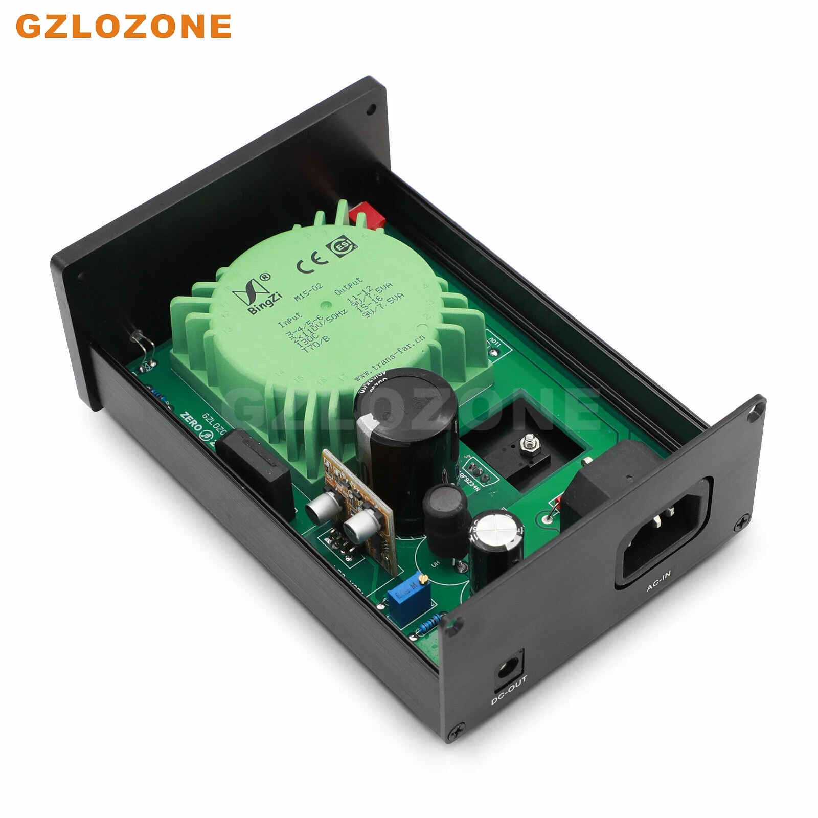 15 Вт Hi-Fi линейный блок питания для аудио DC 3 V 5V 9V 12V 15V 18V 24V (B6-66)