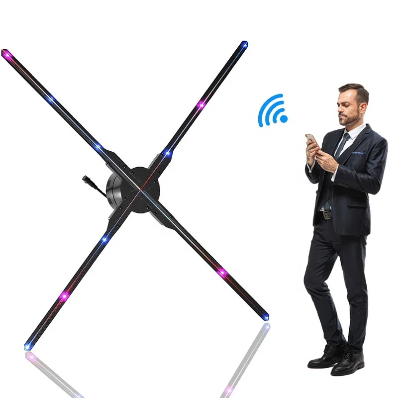 3d Голограмма синхронизация рекламное оборудование светодиодный вентилятор