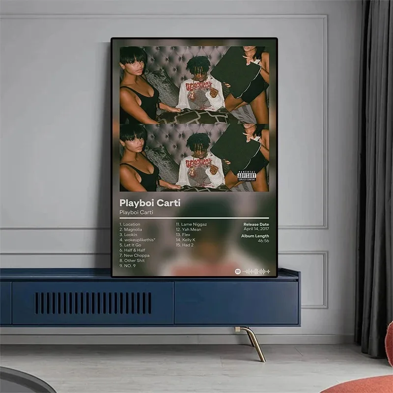 Современный стиль хип-хоп рэп звезда коллекция плакатов печать на холсте