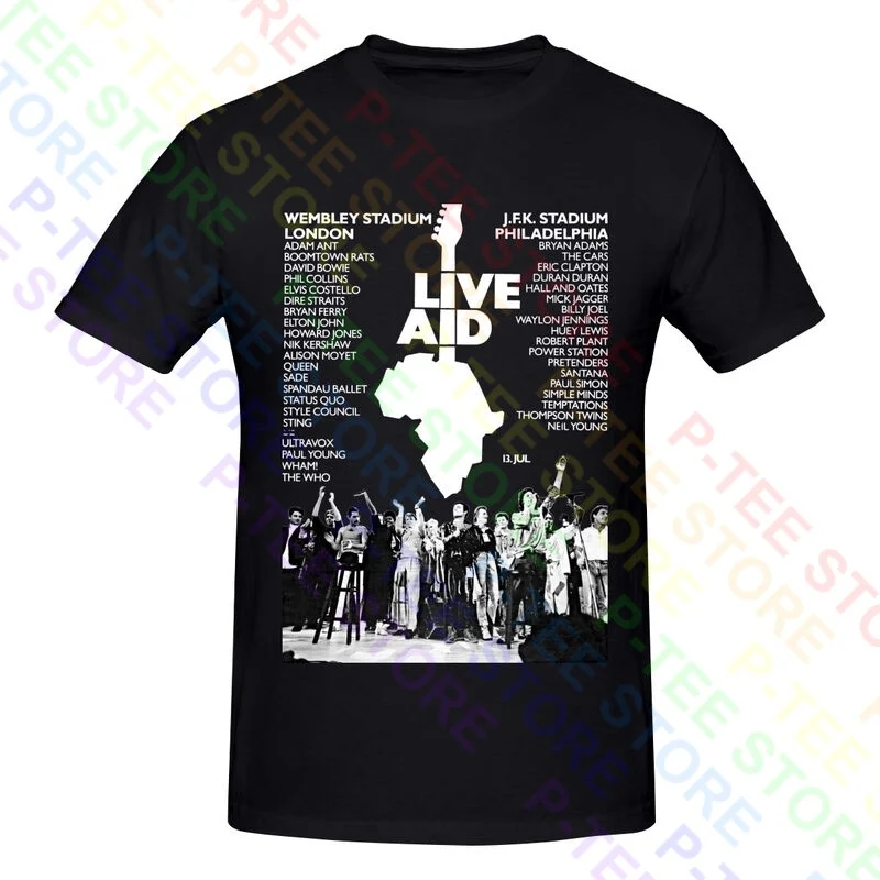 Футболка Live Aid Queen Freddie Mercury богемная футболка с изображением Давида рапсоди