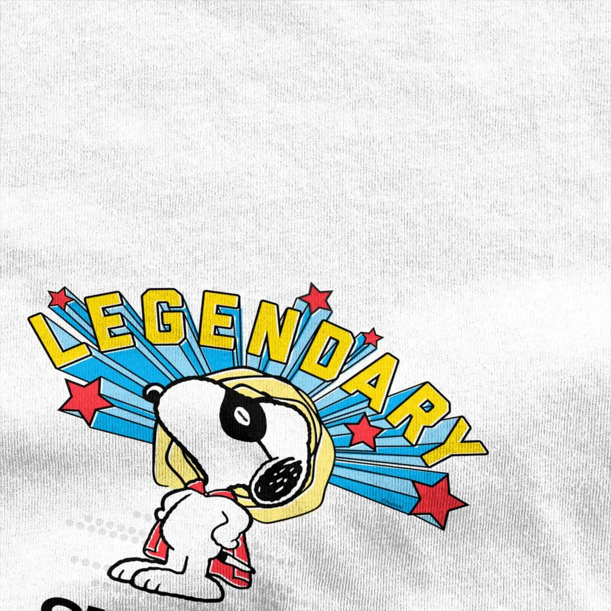 Уличная футболка Peanuts Snoopy Is Legendary футболки из чистого хлопка модная крутая для