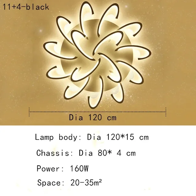 

Потолочный светильник белый/черный Nordic