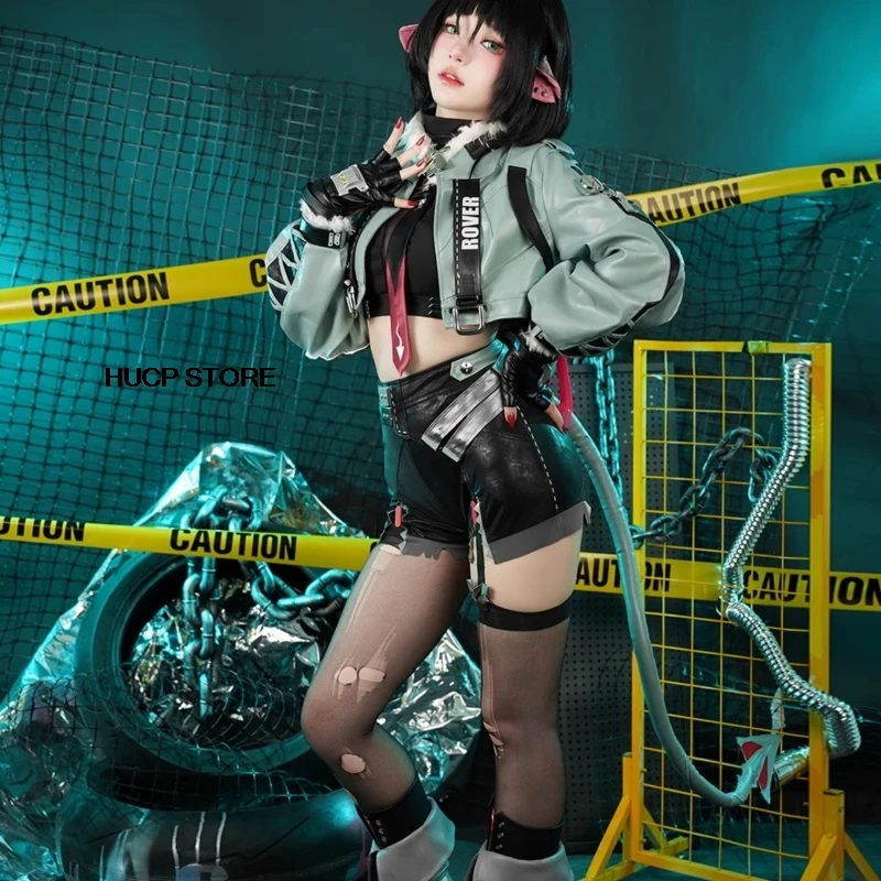 Костюм для косплея ZZZ Jane Doe парик Zenless Zone Zero женский сексуальный костюм на Хэллоуин