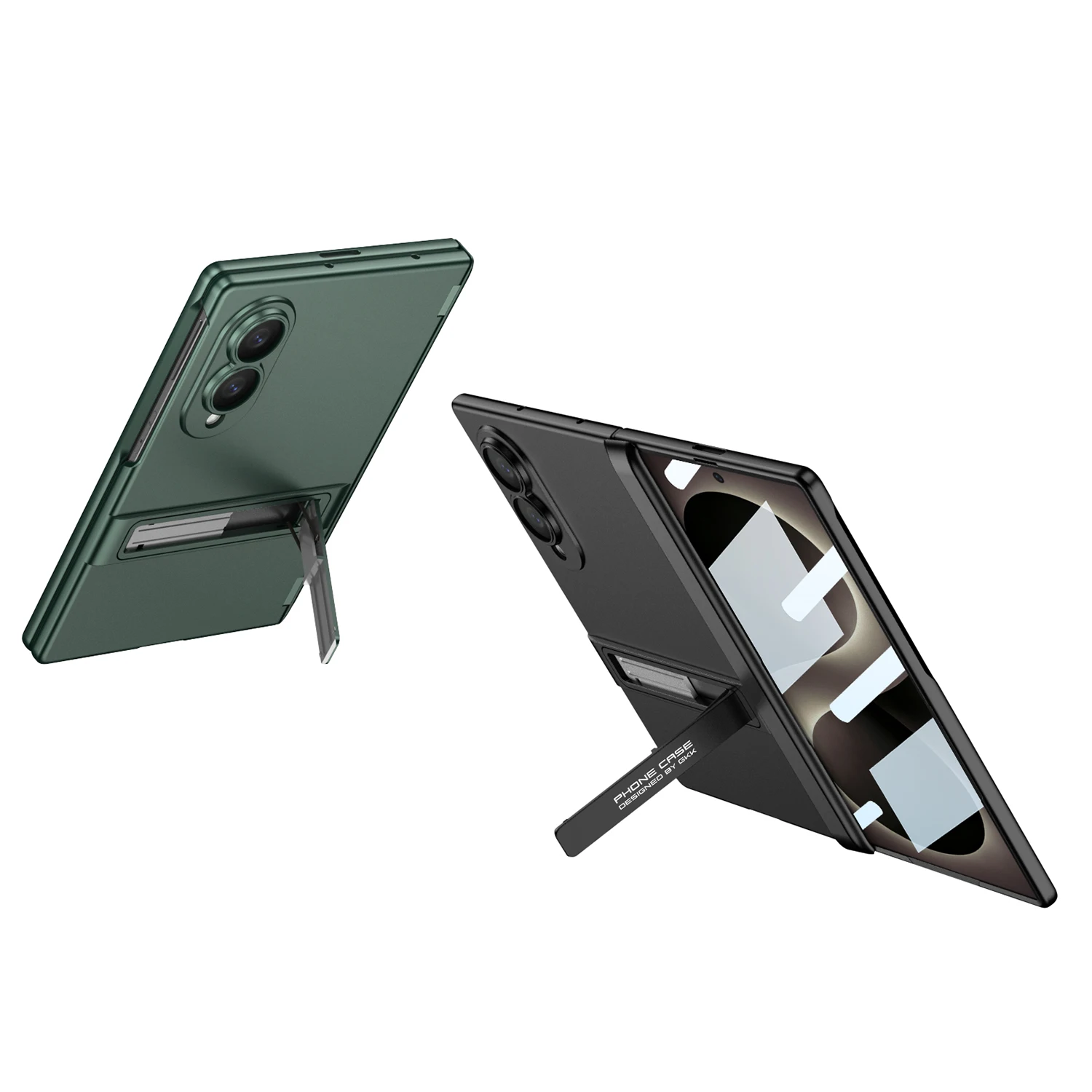 Фото Чехол-держатель для Samsung Galaxy Z Fold 8 с защитой шарнира, матовой AG-пленкой на заднюю панель и защитной пленкой на переднюю панель, задняя крышка для мобильного телефона №3