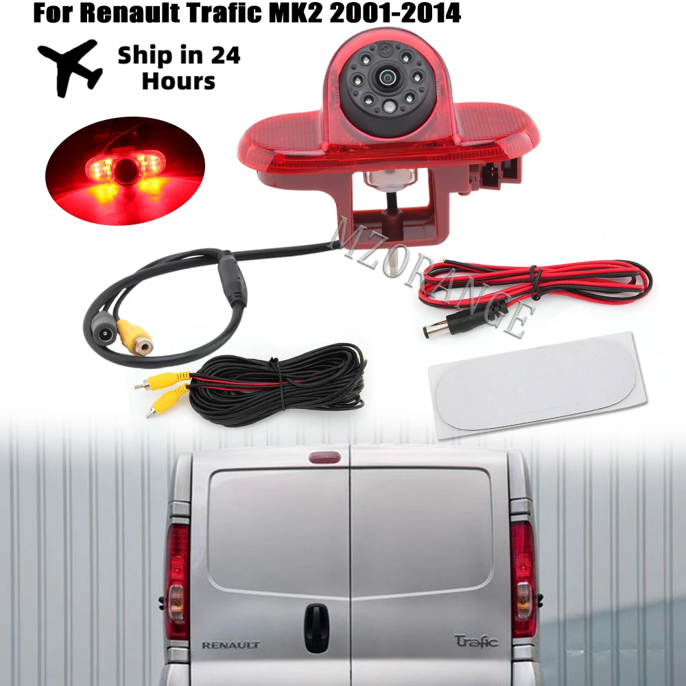 High Definition Rear View Backup Brake Light Camera for Renault Trafic 2001-2014 /Opel/Vaxhall Vivara For Nissan Primastar X83