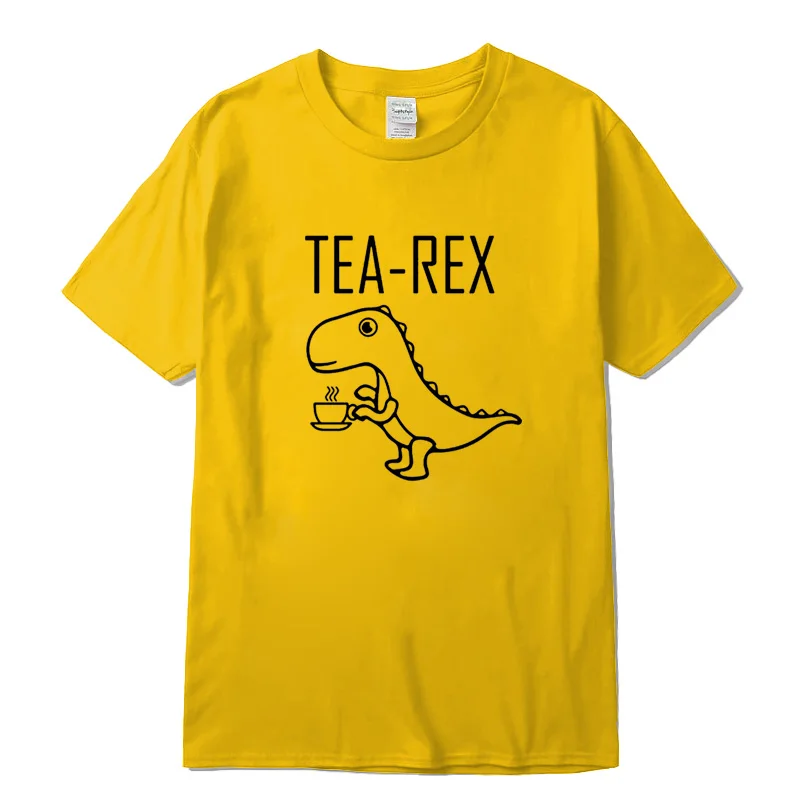 

Футболки с рисунком маленького динозавра футболки кавай TEA REX, женские и мужские уличные футболки, одежда большого размера y2k, винтажные женс...