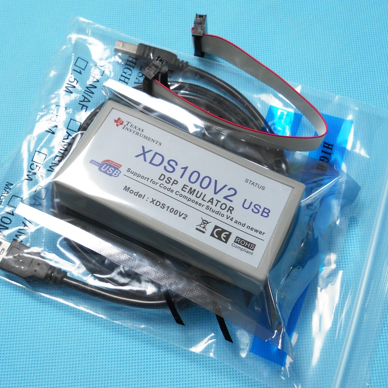 Фото XDS100V2 V3 Emulator TI DSP ARM Downloader Burner Download Cable USB2.0 Supports ccs4 №2