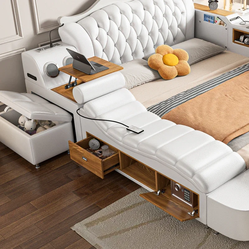 Каркас для хранения двуспальная кровать изголовье с ящиками роскошная