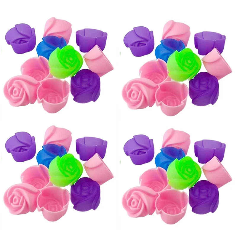 

40 шт., силиконовые формочки для выпечки тортов