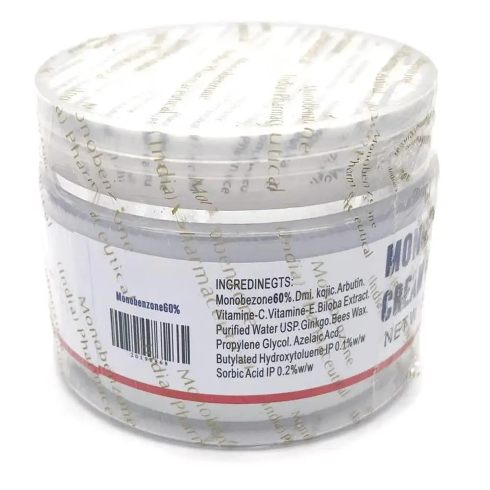 

60% Monobenzone white face whitening cream fades skin tone clears blemishes & age spots 100g Free shipping