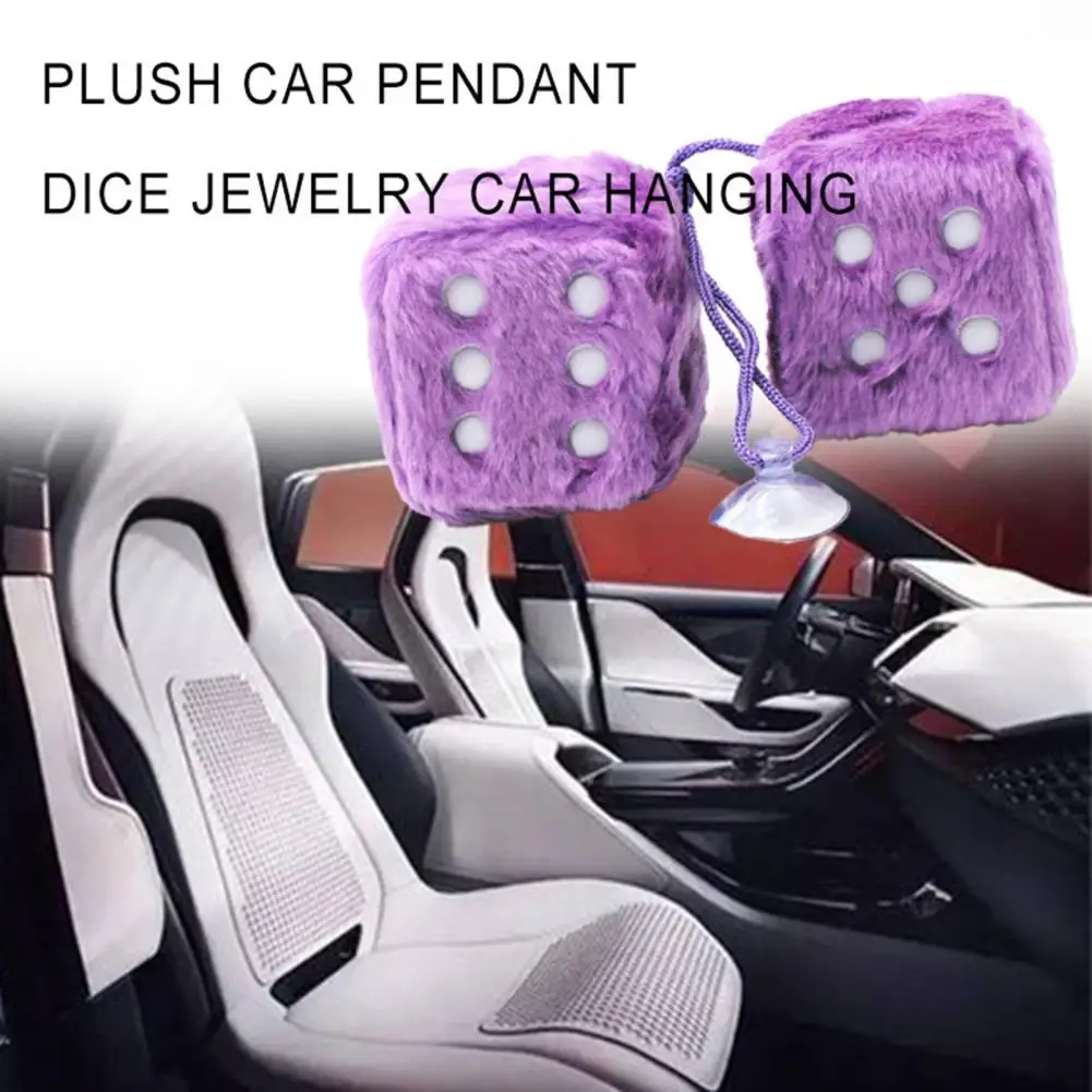 

for Wall Car Decoration Pendant Beautiful Washable Plush Dice Pendant Hot Sales!!! Vehicle Ornament