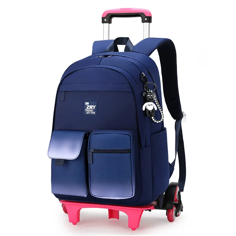Kids Backpacks With Wheel Trolley Children School Bags Mochila Trolley Luggage For Girls Boys backpack Escolar Backbag Schoolbag