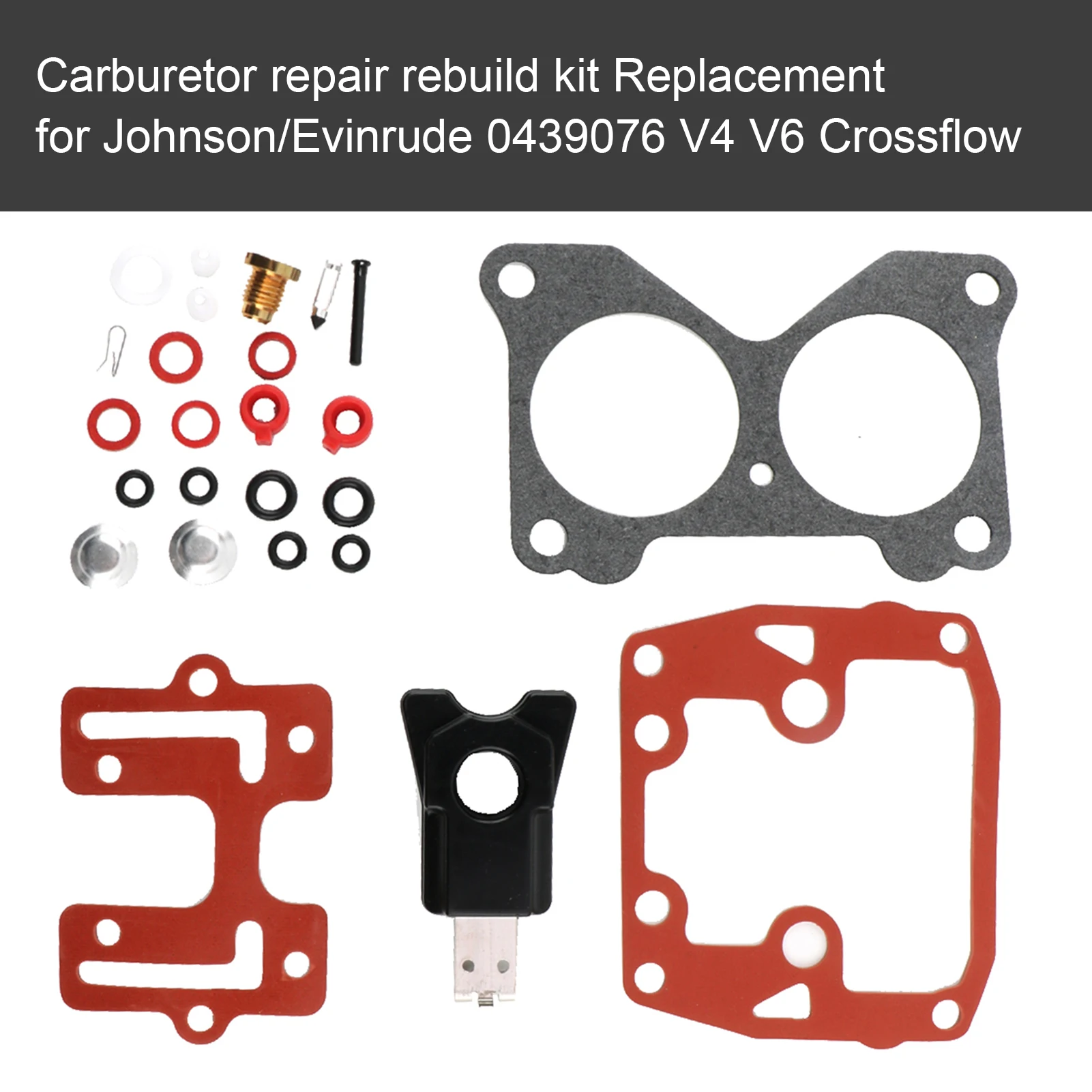 

Carburetor Carb Repair Rebuild Kit Carburetor Carb Repair Gasket Kit High-Quality Rubber Gasket Pure Brass Spray Needle For