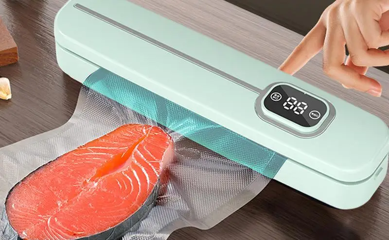 

Vacuum Sealer Packaging Machine Food Vacuum Sealer Vacuum Sealer Machine With Compact LED Indicator Lights Food Saver for home