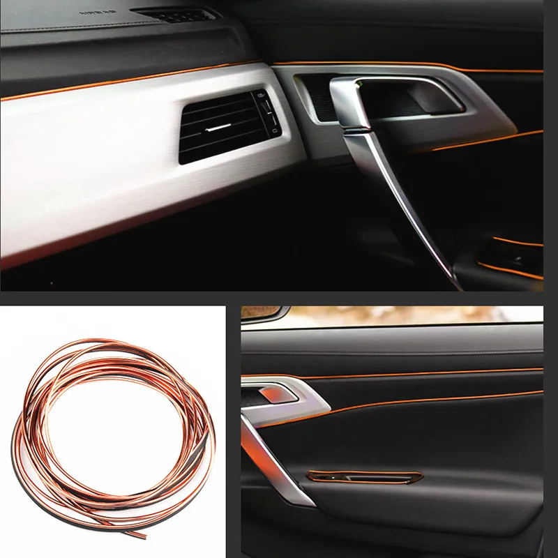 

5M DIY interior decoration line trimming Car accessories for Chevrolet Cruze TRAX Aveo Sonic Lova Sail EPICA Captiva Malibu