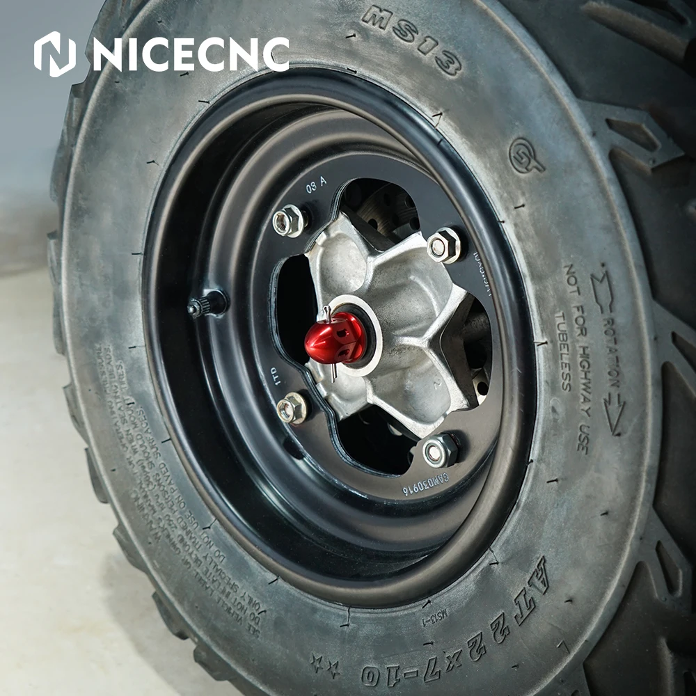 Передние и задние гайки шпинделя для Yamaha Raptor 700 700R YFZ450 YFZ450R гризли 350 2WD 4WD 2008 2010 ATV