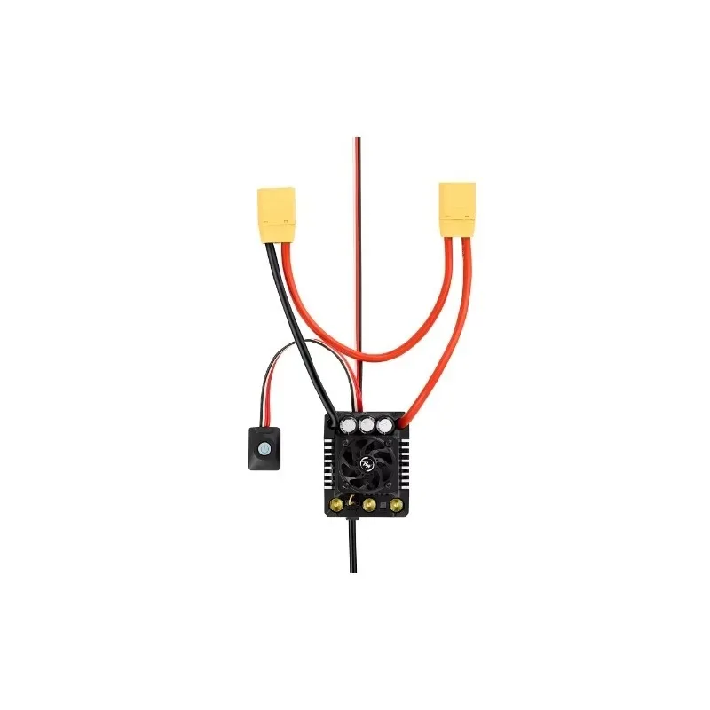 Фото DroMaSsHOBBYWING EzRun Max8 G2S Бесколлекторный ESC 160A 3-6S со встроенным Bluetooth для радиоуправляемых моделей 1/8 масштаба: шоссейных/шорт-корсовых грузовиков и монстер-траков. №5
