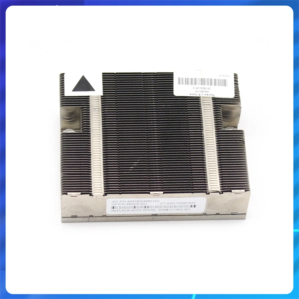 Original for HP Proliant DL160G6 DL160 G6 Server CPU Heatsink 511803-001 586641-001 5948887-001 Processor Heat Sink Cooler