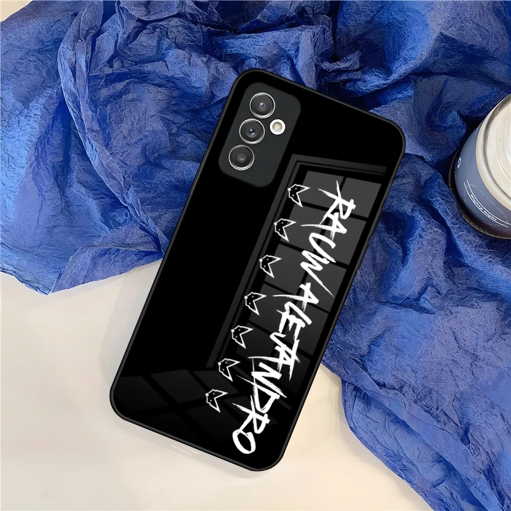 Фото Чехол Rauw Alejandro для Samsung Galaxy S26 S25 S24 S30 S21 S23 S20 S22 FE Pro Edge Ultra Plus, стеклянная накладка №4