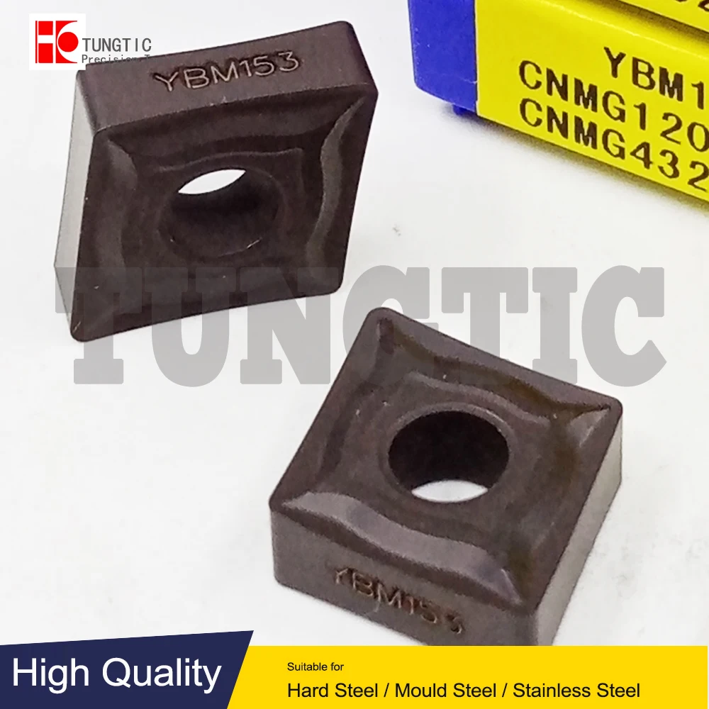 CNMG120408-EF YBM153 YBG205 CNMG432-EF карбидные Токарные Вставки режущие инструменты