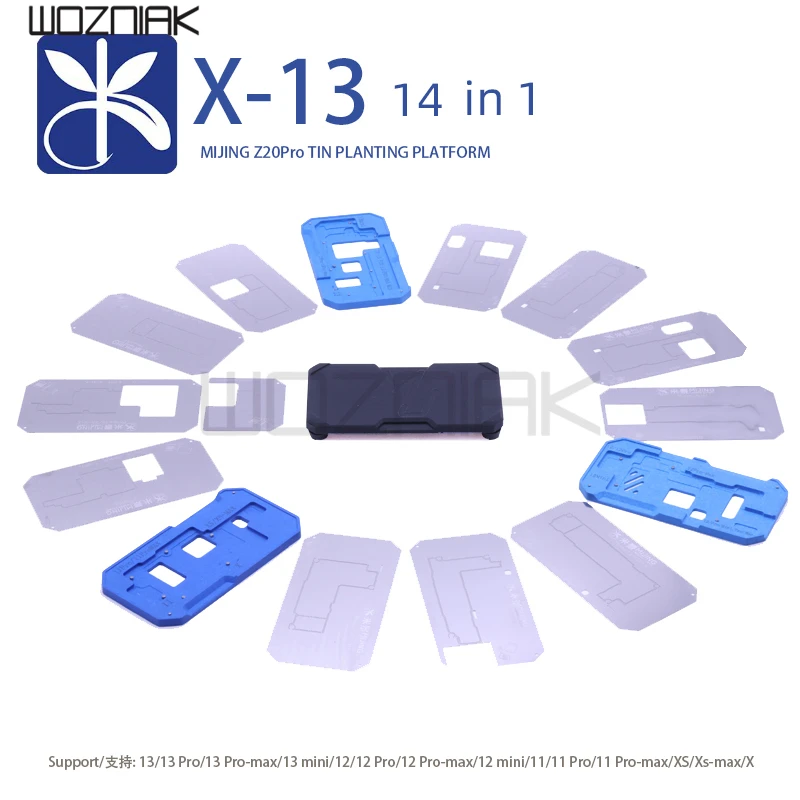 MiJing Z20 Pro средний слой посадки Оловянная платформа для iPhone X-13 pro max BGA реболлинговая